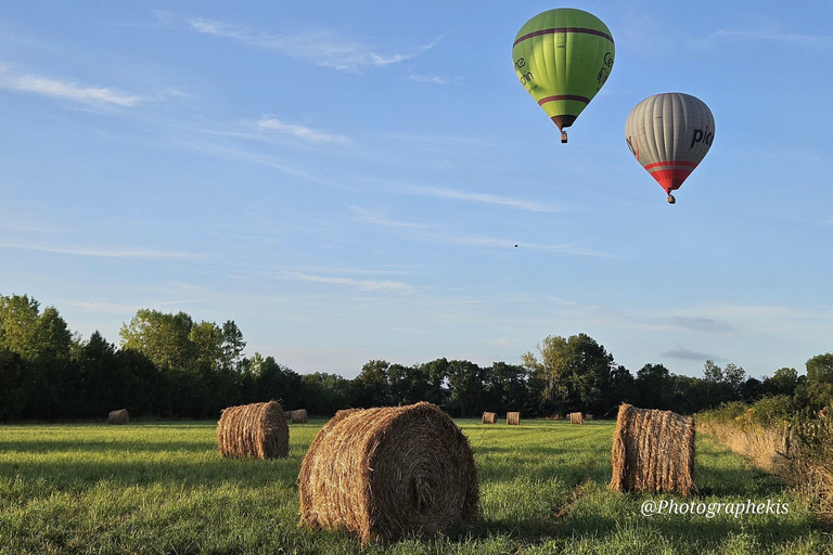 Niort and the Marais Poitevin: hot-air balloon flight from Coulon