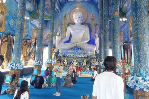 Chiang Rai White &amp; Blue &amp; Sang Kaew Phothiyan &amp; Lalitta CafeChiang Rai White-Sang Kaew-Blue Temple &amp; Lalitta Cafe