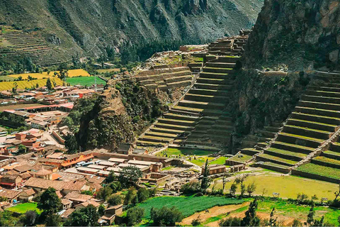 Cusco: Helikoptervlucht over de Heilige Vallei inclusief picknick