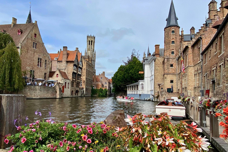 Bruges Highlights Trip from Paris Lunch Boat Beer Chocolate