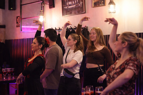 Flamenco Class Madrid with Unlimited Sangria
