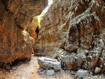 Imbros gorge walk and swimming at Frangokastello