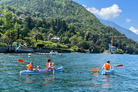 Bellagio Lago di Como: Noleggio kayakNoleggio di 1 ora di kayak doppio