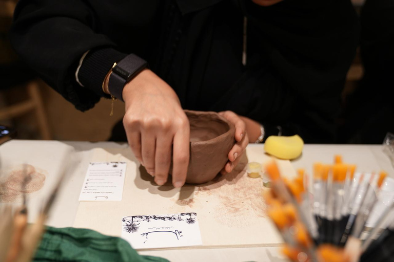 Diriyah : Atelier de poterie avec un artiste local