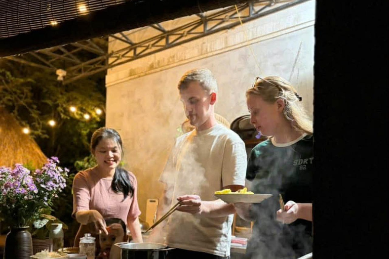 Hue Home Cooking Class with Garden Dining Experience