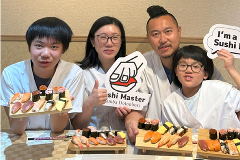 Osaka: Sushi Making in Spacious Studio with Certificate 10/1～Sushi Roll Making Experience