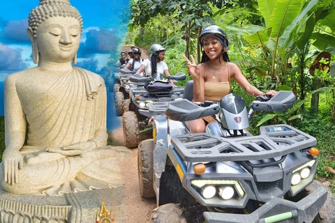 Phuket: Guided ATV Tour with Phuket Big Bhudha Visit