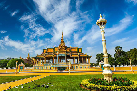 Tour privato di 1 giorno della città di Phnom Penh con guida turistica