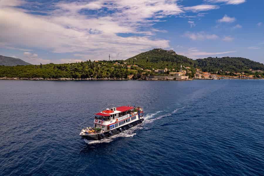 Ab Dubrovnik: Kreuzfahrt zur Insel Elaphite mit Mittagessen und Getränken