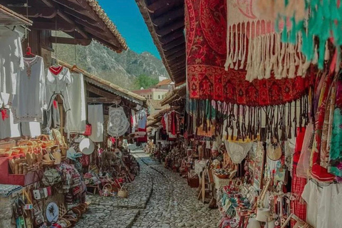 From Tirana/Shkoder: Kruja Castle, Old Bazaar, Sari Salltik