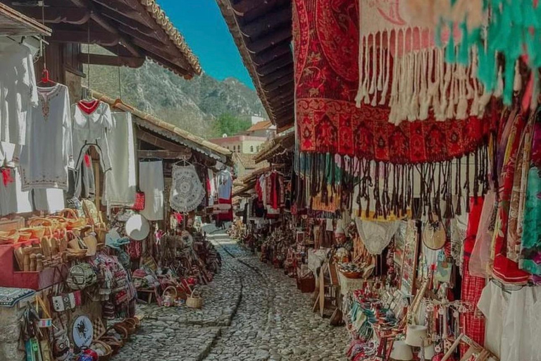 From Tirana/Shkoder: Kruja Castle, Old Bazaar, Sari Salltik