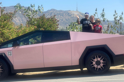 30 min Hollywood Sign Tesla Cyber Truck Tour Drive the new Tesla Cybertruck + 3 passengers