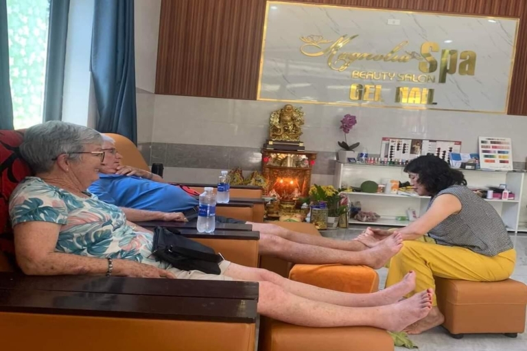 Relaksujący masaż i prywatny transfer samochodem na lotnisko/dworzec kolejowyPodróż z Hoi An do DN Airport/Train Station/ DN Hotel