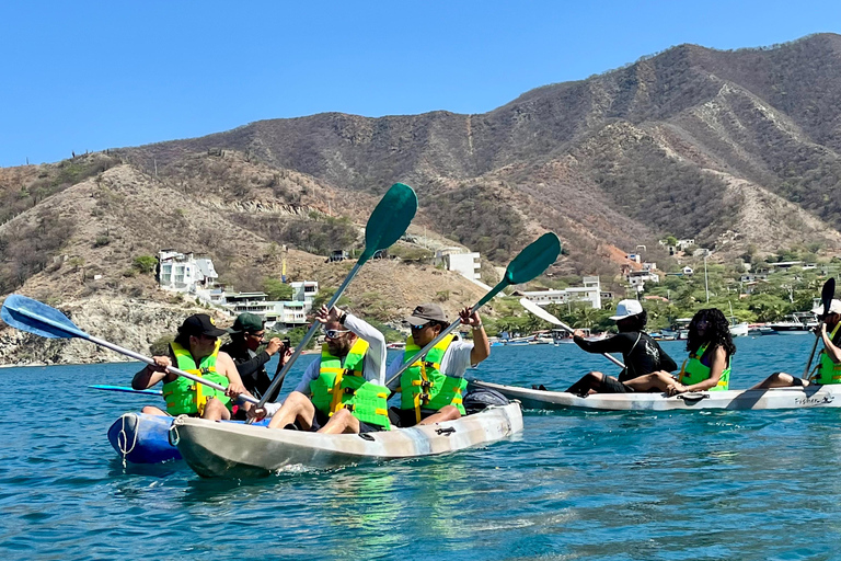 Taganga Beach Electric Motorcycle Tour, Kayak & Snorkel tour
