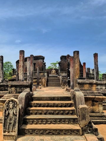 Vanuit Sigiriya: Polonnaruwa-dagtour met Minneriya-safari