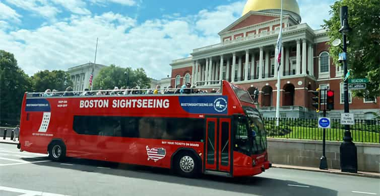 Boston: Hop-on Hop-off Boston Sightseeing Tour with 24 Stops