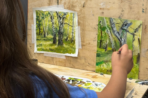 Florence: Create Your Own Oil Painting in a Real Art Studio Sunday Premium Atelier Session