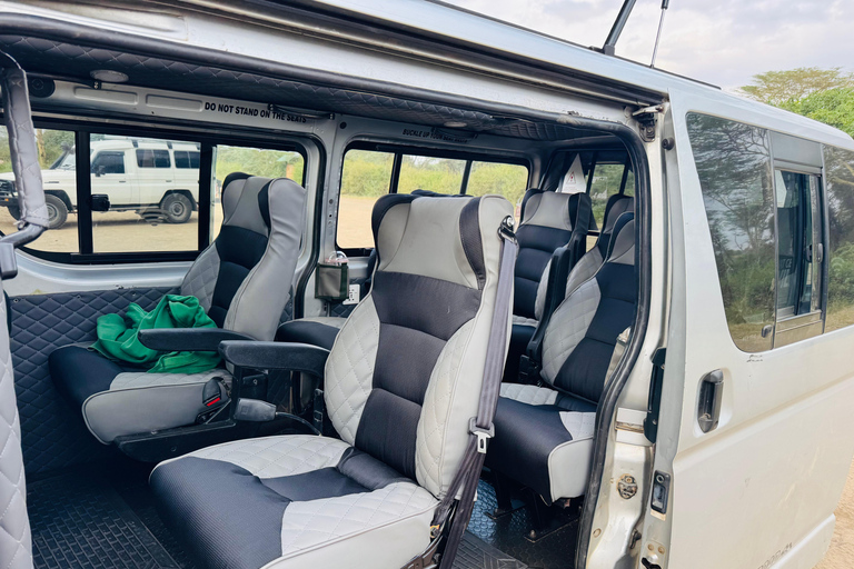 Nairobi Park Safari, Sheldrick's Orphanage & Giraffe Center Shared Drive in Open-Roof Van Game Drive