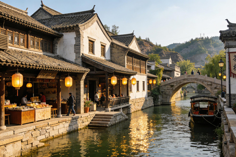 Beijing: Gubei Water Town&Simatai Wall Night Tour w/Dumpling