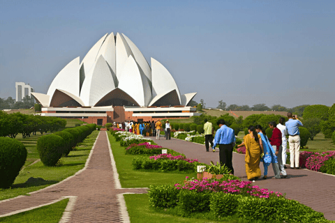 Delhi: Vieja y Nueva Delhi Visita guiada de día completo o medio díaTour privado de medio día por Nueva Delhi (4 horas)