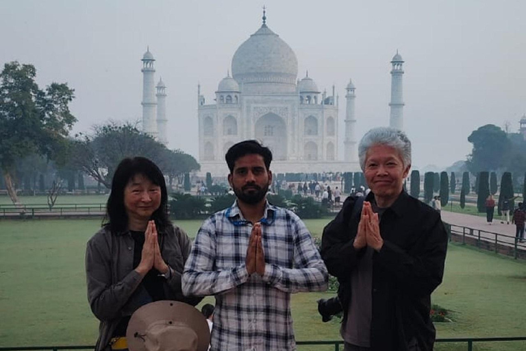 From Delhi: Taj Mahal & Agra Private Day Trip with Transfers Tour with Private Car, Driver and Local Expert Tour Guide