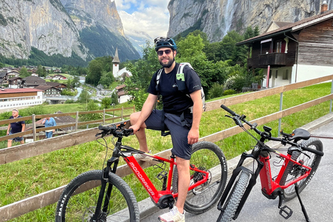 Interlaken: E-Bike Rental with Helmet and Lock