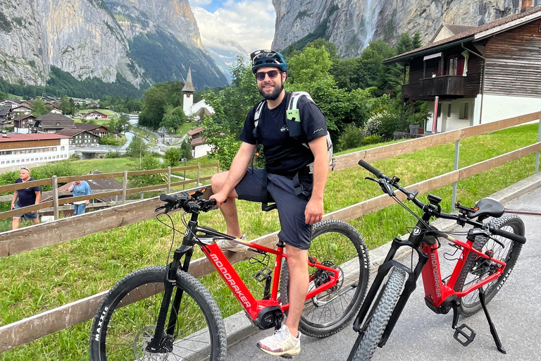 Interlaken: E-Bike Rental with Helmet and Lock