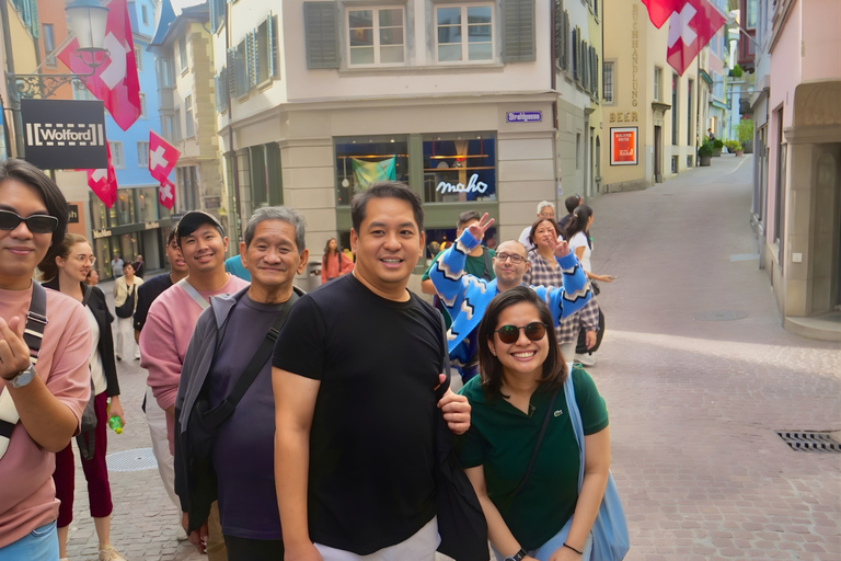 Zurich : visite citadine privée avec photos et trajet en téléphérique