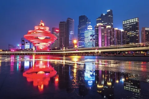 Qingdao bij nacht: 4 uur durende verlichtingsreis met opties