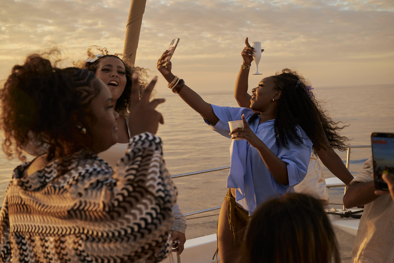 Chrissi: Afternoon Catamaran trip - Dinner, Drinks & Sunset Private Afternoon Catamaran trip - Dinner, Drinks & Sunset