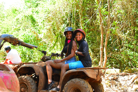 Cancun : Circuit dynamique avec quad, cenote et tyrolienneDOUBLE QUAD DE TULUM