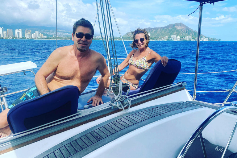 Oahu : Waikiki sailing turtle snorkeling in small groups Oahu : Waikiki sailing turtle snorkeling