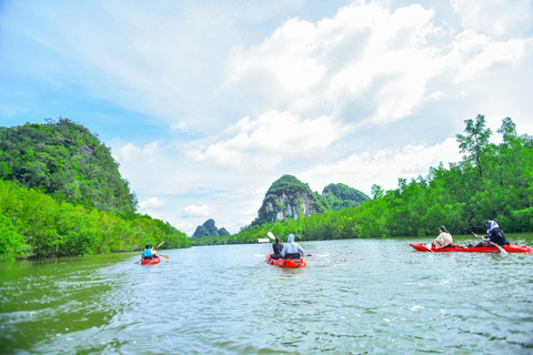 Vanuit Krabi: Kajakavontuur in de zeegrot van Bor Thor voor een hele dag