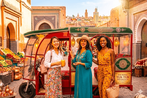 Tuk Tuk Marrakech Private Tour :Audio guide, Gift & Pastries 1 hours Tuk Tuk Tours