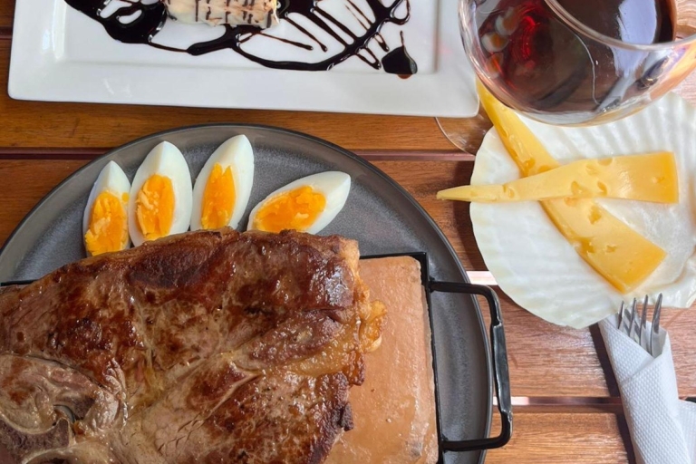 Experiencia gastronómica completa: Carne, queso y vino uruguayos
