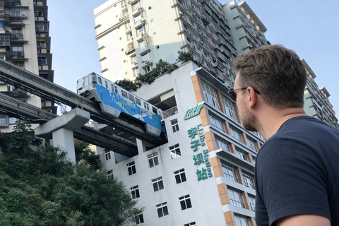 Zhangjiajie to Chongqing by bullet train city highlight tour
