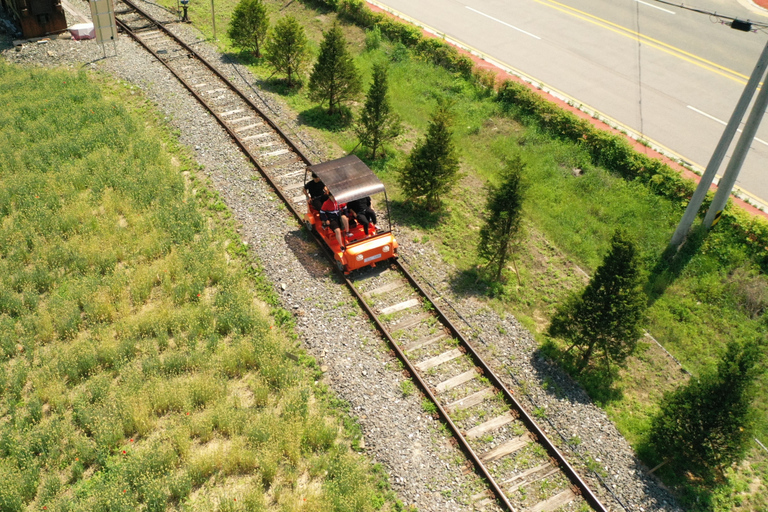 Vanuit Seoul: Legoland-dagtour met Gangchon Railbike of NamiGedeelde Nami-tour: ontmoeting op Hongik Uni (Hondae)