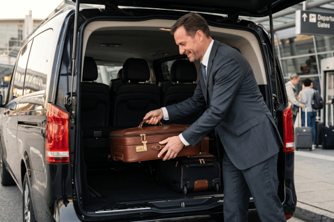Dusseldorf: DUS Airport Private Transfer to/from City Center Arrival: DUS Airport to hotel in Dusseldorf city center