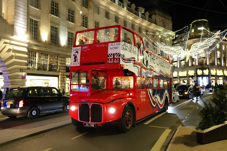 Édimbourg : visite des illuminations de Noël en bus rétro