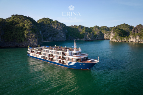 2/3-Day Halong & Lan Ha Bay Erina 5* Cruise balcony, bathtub 3-Days Cruise with Transfer from/to Hanoi or Ninh Binh