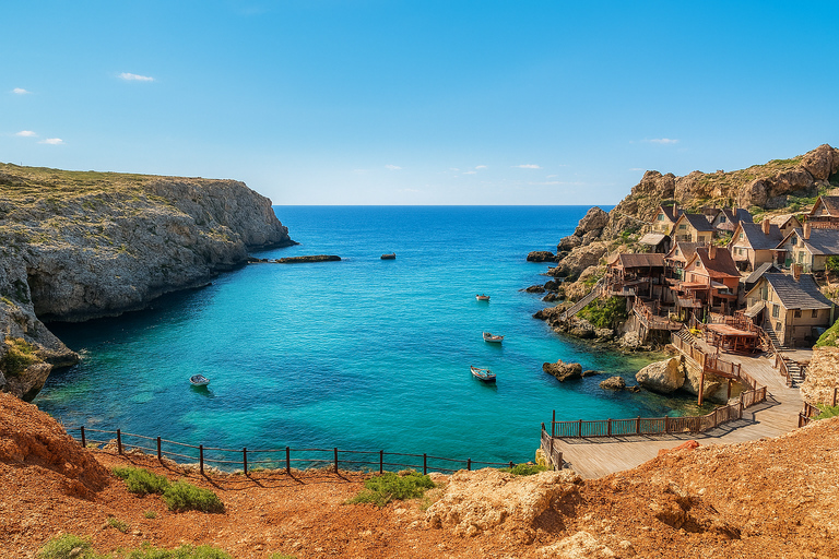 From Sliema: Around Malta Cruise with 3 Swim Stops and Lunch