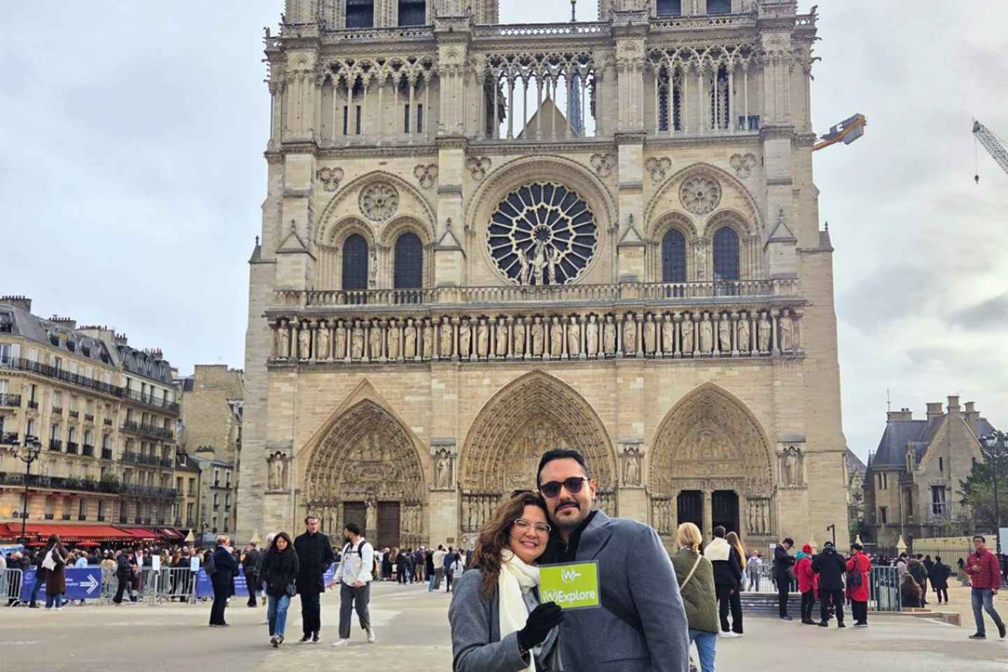 Exterior Guided Notre Dame Tour, Free Entry Included