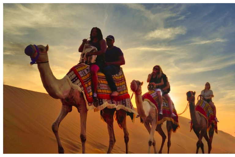 Doha: Safári de meio dia no deserto com passeio de camelo e sandboard