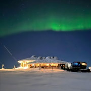 Ylläs : dîner sous les aurores boréales avec trajet en dameuse