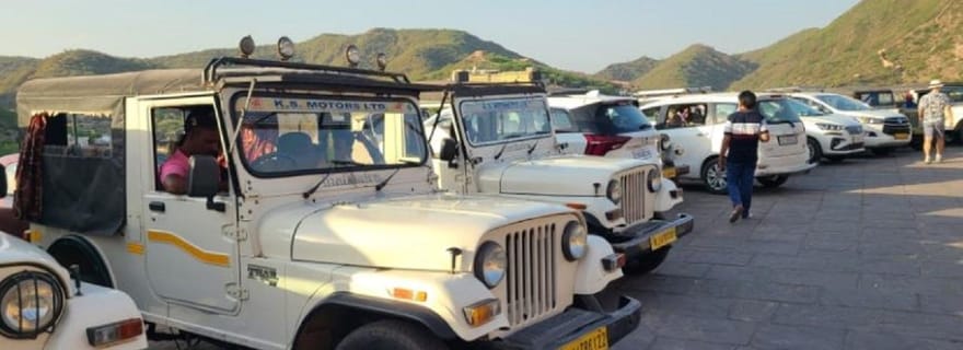 Jaipur : visite des forts d'Amber, Jaigarh et Nahargarh en Jeep ou en voiture