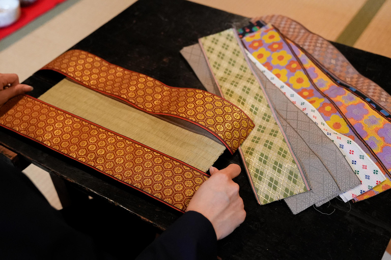 Nara: Tatami-Making Workshop with Tea and Sweets