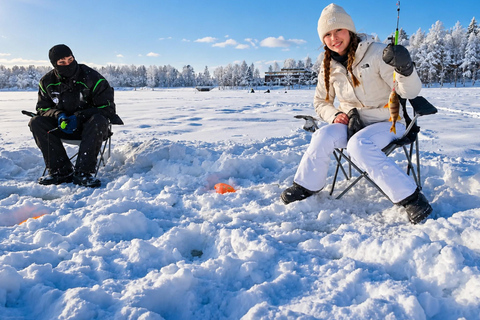 Rovaniemi: Authentic Ice Fishing with a Local Fisherman ⭐Ice Fishing Highlights |2h| Try Ice Fishing | Most Popular
