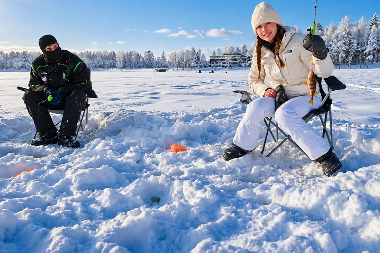 Rovaniemi: Authentic Ice Fishing with a Local Fisherman ⭐Ice Fishing Highlights |2h| Try Ice Fishing | Most Popular