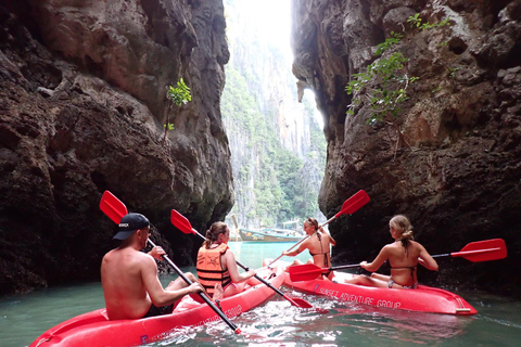 Koh Phi Phi : Piraten rondvaart met snorkelen en kajakken