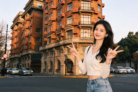 Shanghai: Private Photo Shoot at Wukang Building & Anfu Road